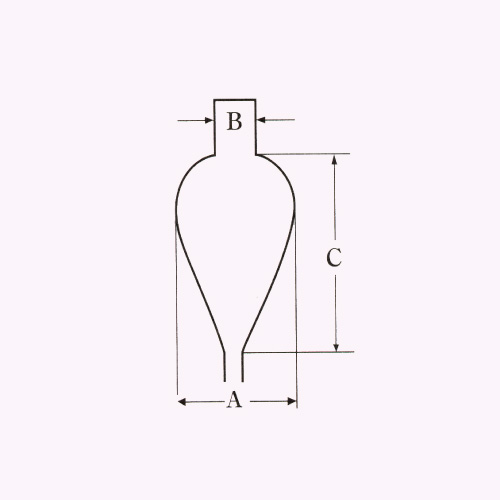 IWAKI　分液ロート（スキーブ形）　ブランク