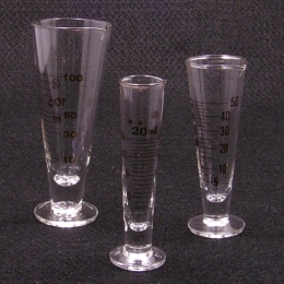 【廃番商品】液量計(メートルグラス)　円錐型　500ML