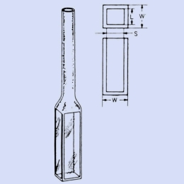封入用枝付蛍光セル　T-62-UV-10