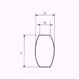 合成石英両凸レンズ　外径 40×焦点距離 90 (mm)
