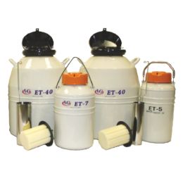 MVE 液体窒素保存容器 【低価格モデル】 ET40-6 (6本キャニスター) 大量保存タイプ