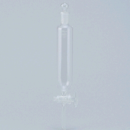 IWAKI　6380分液ロート　円筒形　ガラスコック　30ML