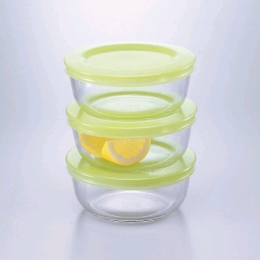 iwaki　パックぼうる　大.中.小3個セット　PX-3450-G