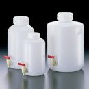 SP　PE広口下口活栓付瓶　褐色　10L