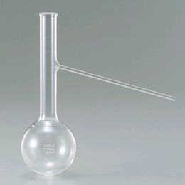 IWAKI　分留フラスコ(枝付フラスコ)　200ML