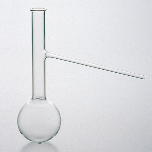 関谷理化(株)| 商品検索サイト / 12400-02 石英蒸留フラスコ(枝付) 100ML